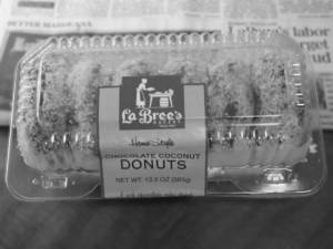 labrees chocolate coconut donuts